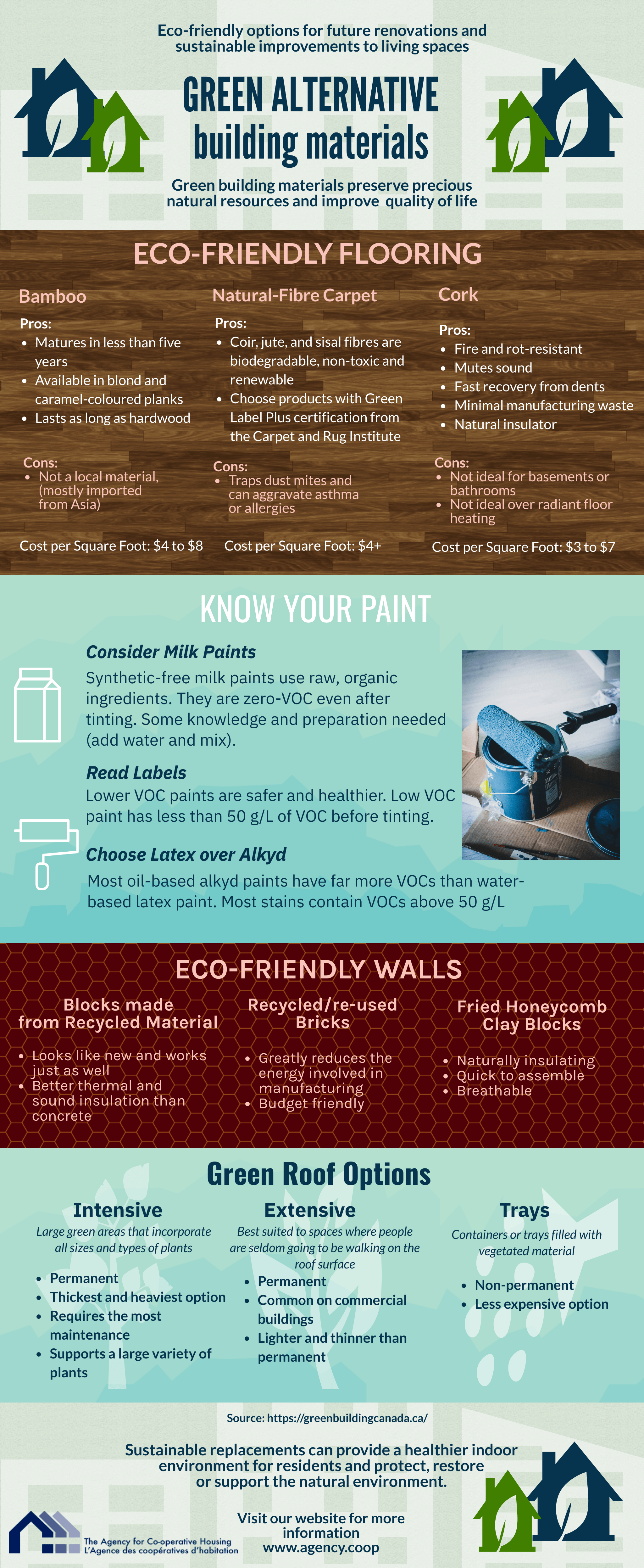 Eco-Friendly Building Materials Infographic 