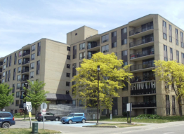 Exterior photo of a mid-rise building