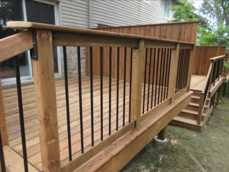 Photo of new deck